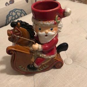 Yankee Candle Retired Nutcracker Santa on Horse